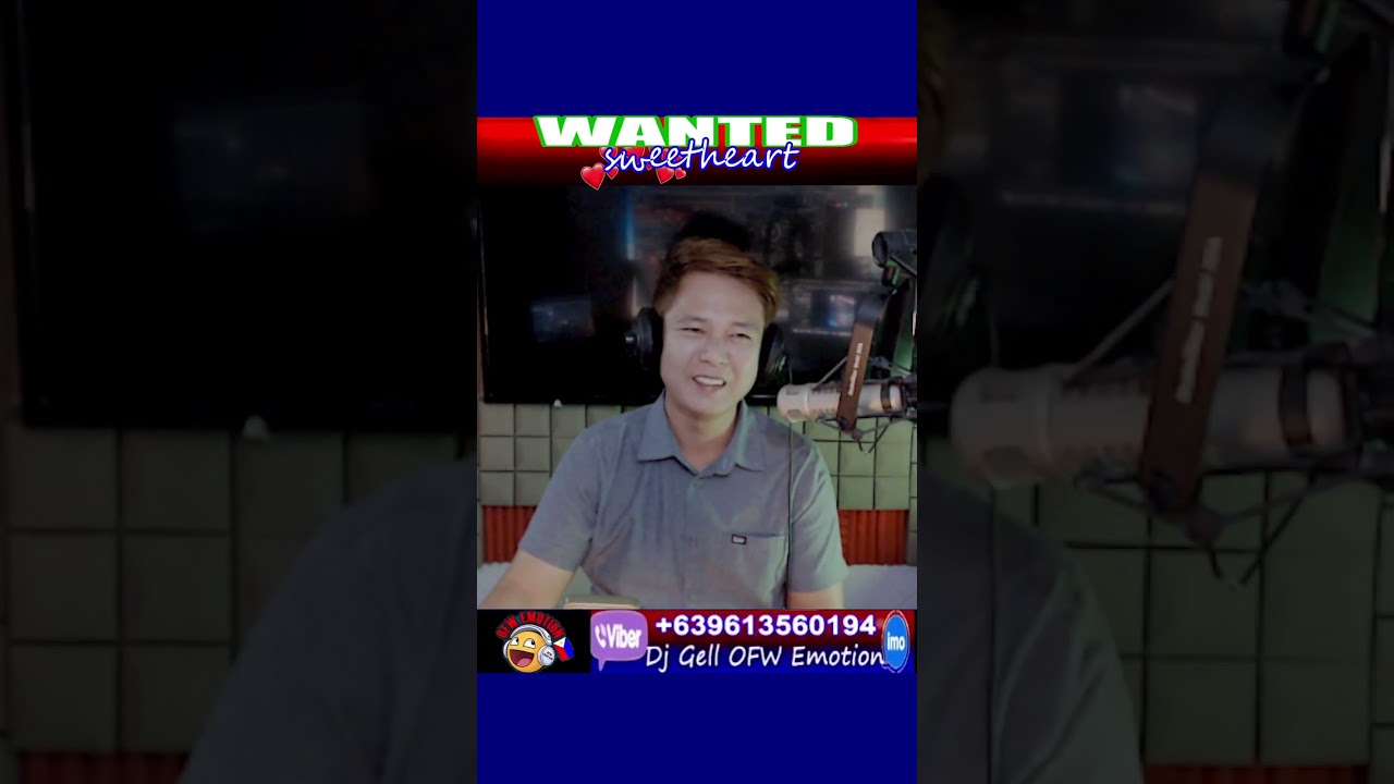 Live Now : Wanted Sweetheart with DJ Gell OFW Emotion Tv.Radio / March 09, 2026 / 7-10PM