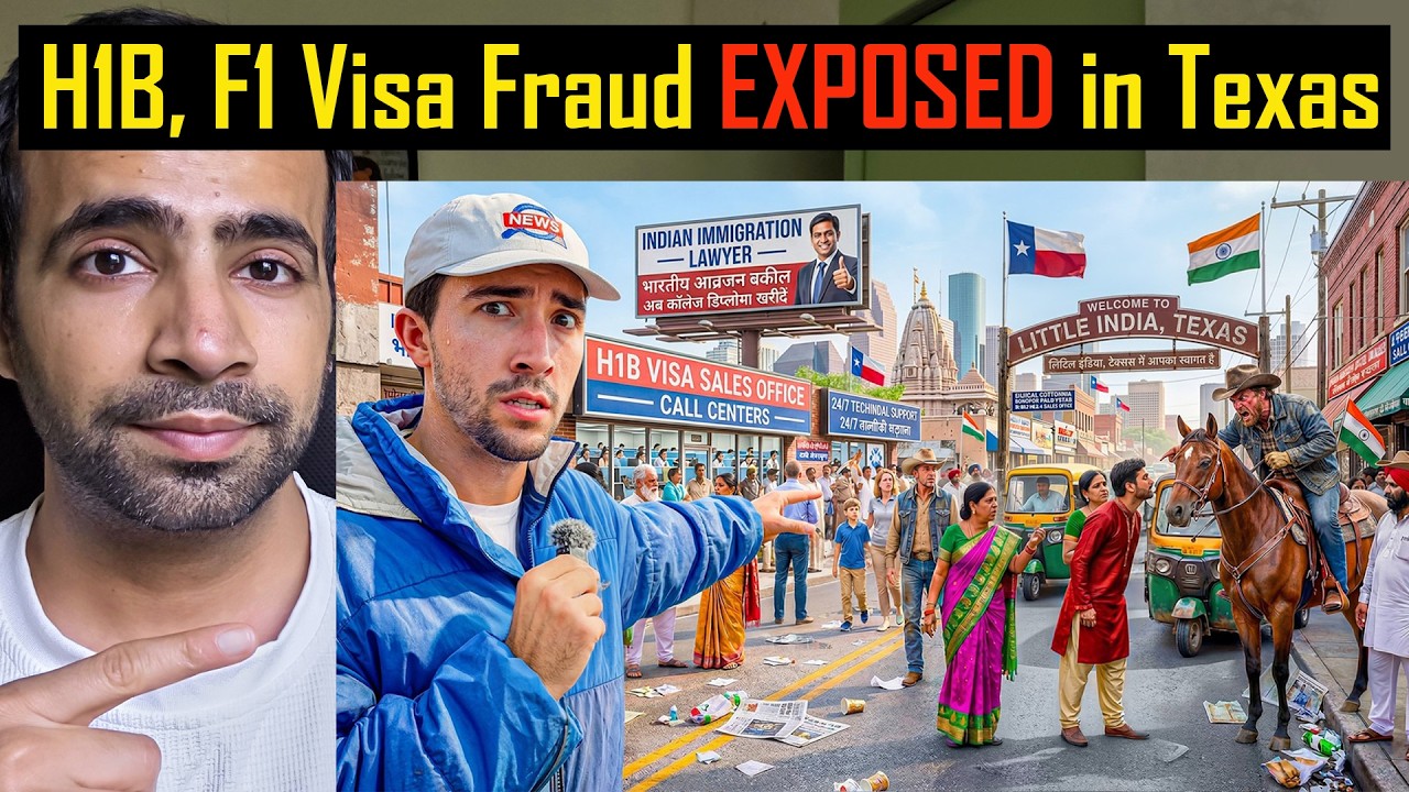 American Man Exposes Indians' H1B and F1 Visa FRAUD in TEXAS, USA