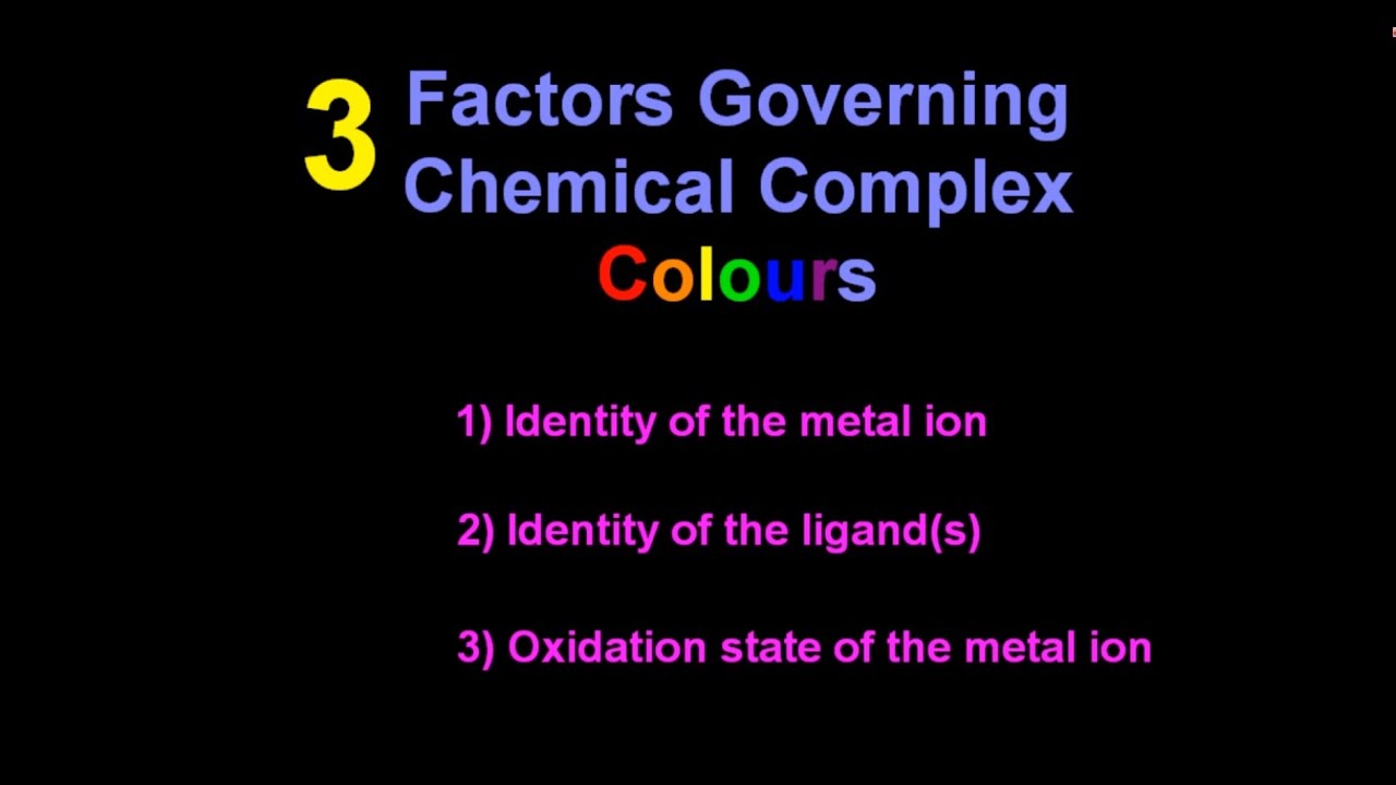 13.2 What are the Reasons for the Different Colours of Complexes? [HL IB Chemistry]