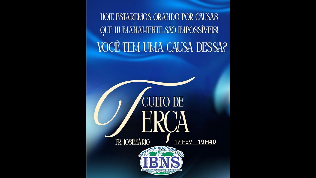 Culto de Ensino Quinta-Feira 19/02/2026