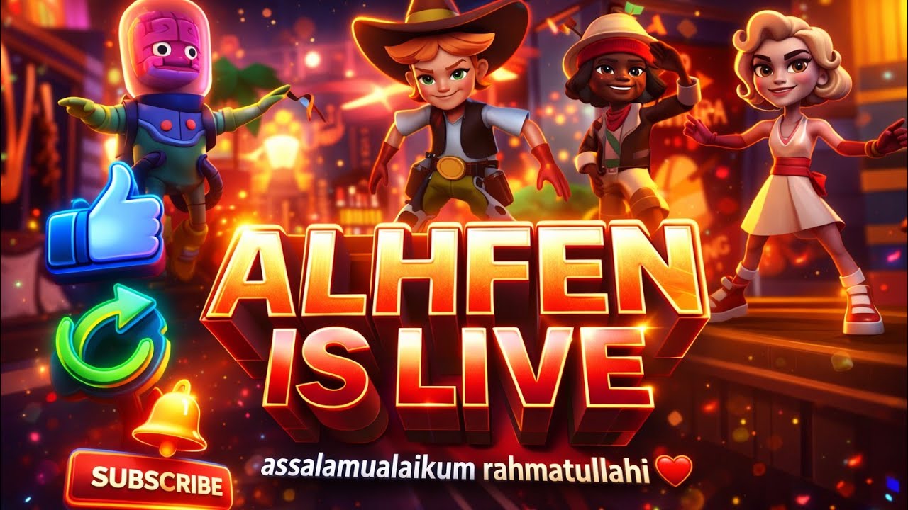 ALHFEN  IS LIVE  is live! SUBWAY SURFERS LIVE STREAMING