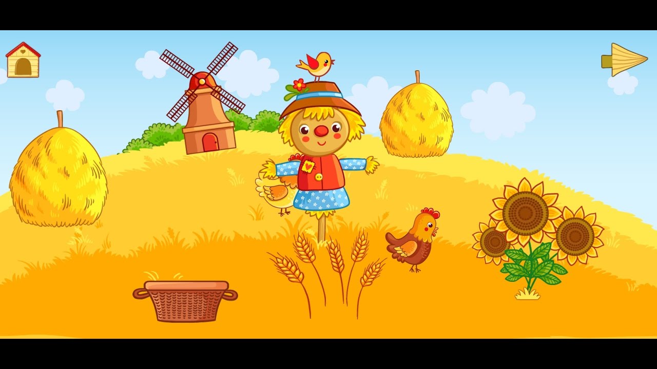Farm &aacute;llatai b&uacute;zamező - Katica Mesecsatorna