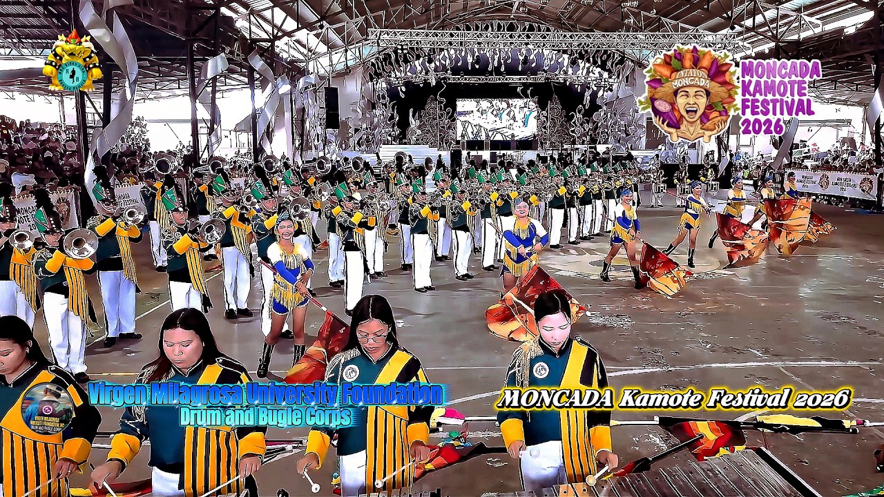 MONCADA Kamote Festival 2026 - Virgen ang Banda Ko 3rd part of DBC Drill Exhibition in Moncada