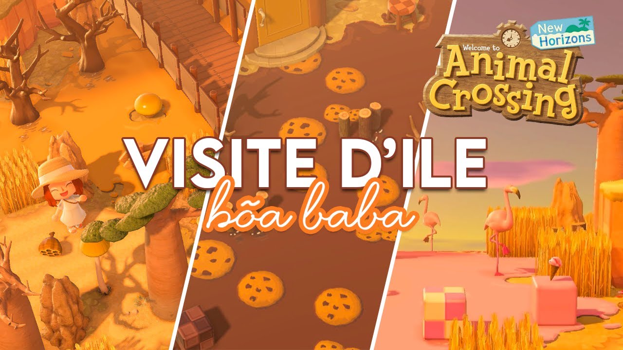 VISITE DE L'ÎLE BÕA BABA (SAVANE SUCRÉE) ✨️ - ANIMAL CROSSING NEW HORIZONS