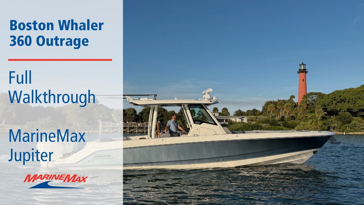 Совершенно новый | Boston Whaler 360 Outrage | MarineMax Jupiter
