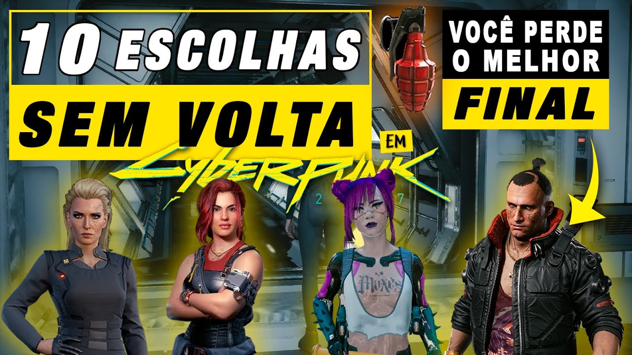10 DECIS&Otilde;ES em CYBERPUNK 2077 que voc&ecirc; j&aacute; se ARREPENDEU