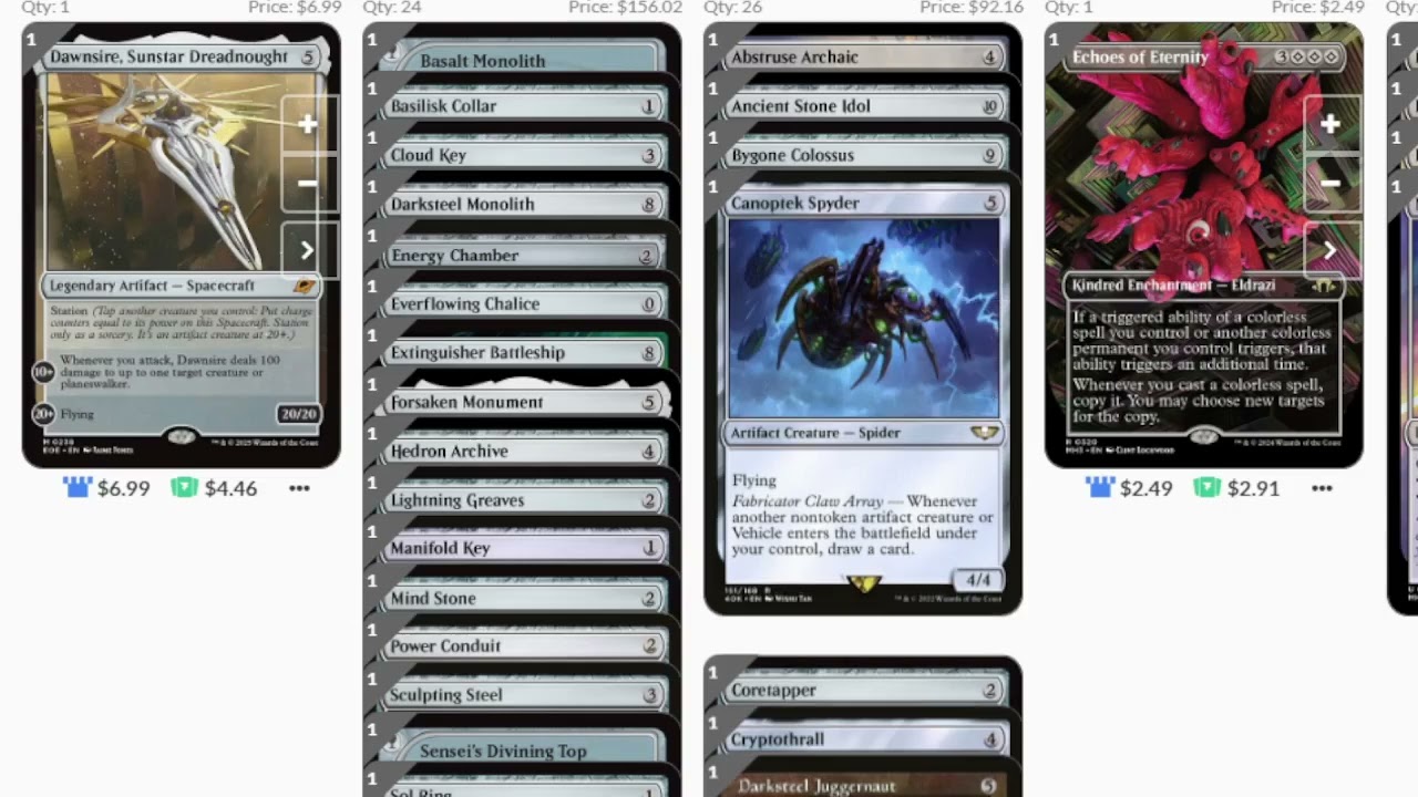 Dawnsire, Sunstar Dreadnought - MTG Edge of Eternities Commander Deck Profile - Stuffy Doll the Deck