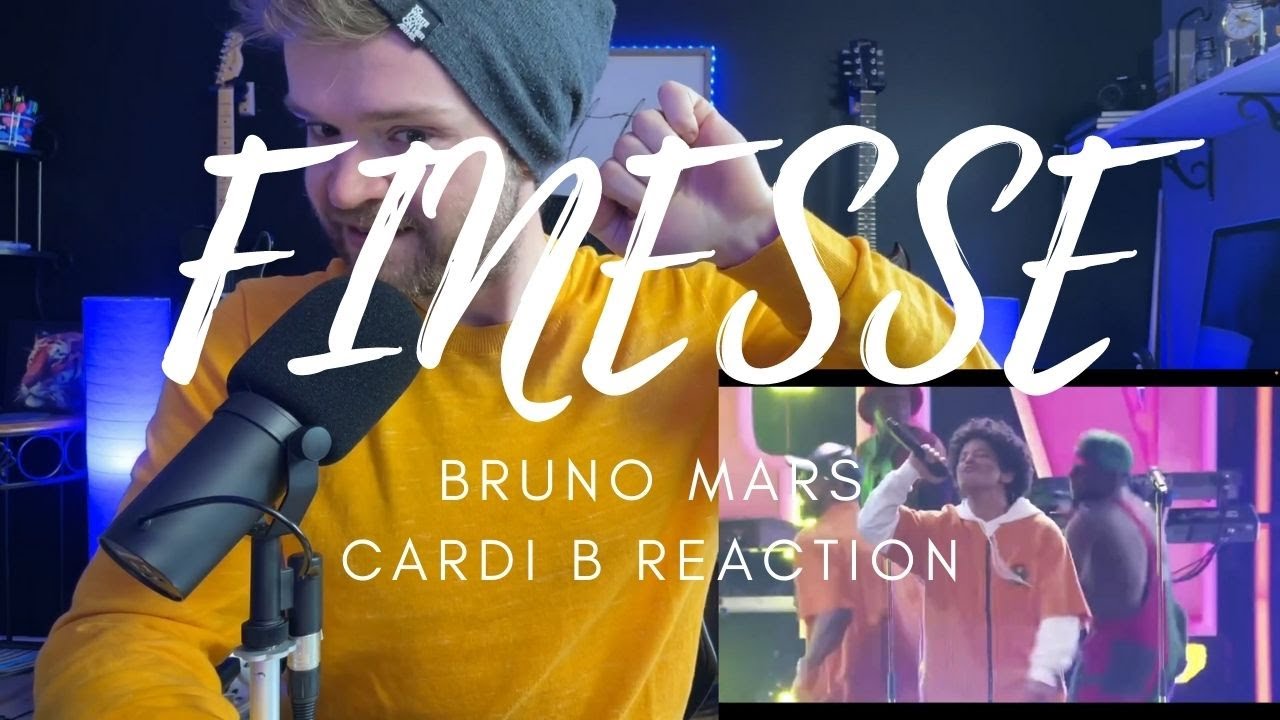 BRUNO MARS & CARDI B - FINESSE - LIVE - REACTION