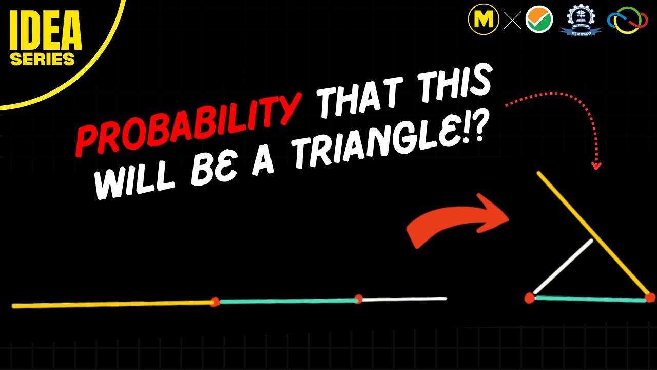 Chances a line if broken into 3 parts form a triangle!? | Ep 21: IDEA Series | JEE Advanced & Mains