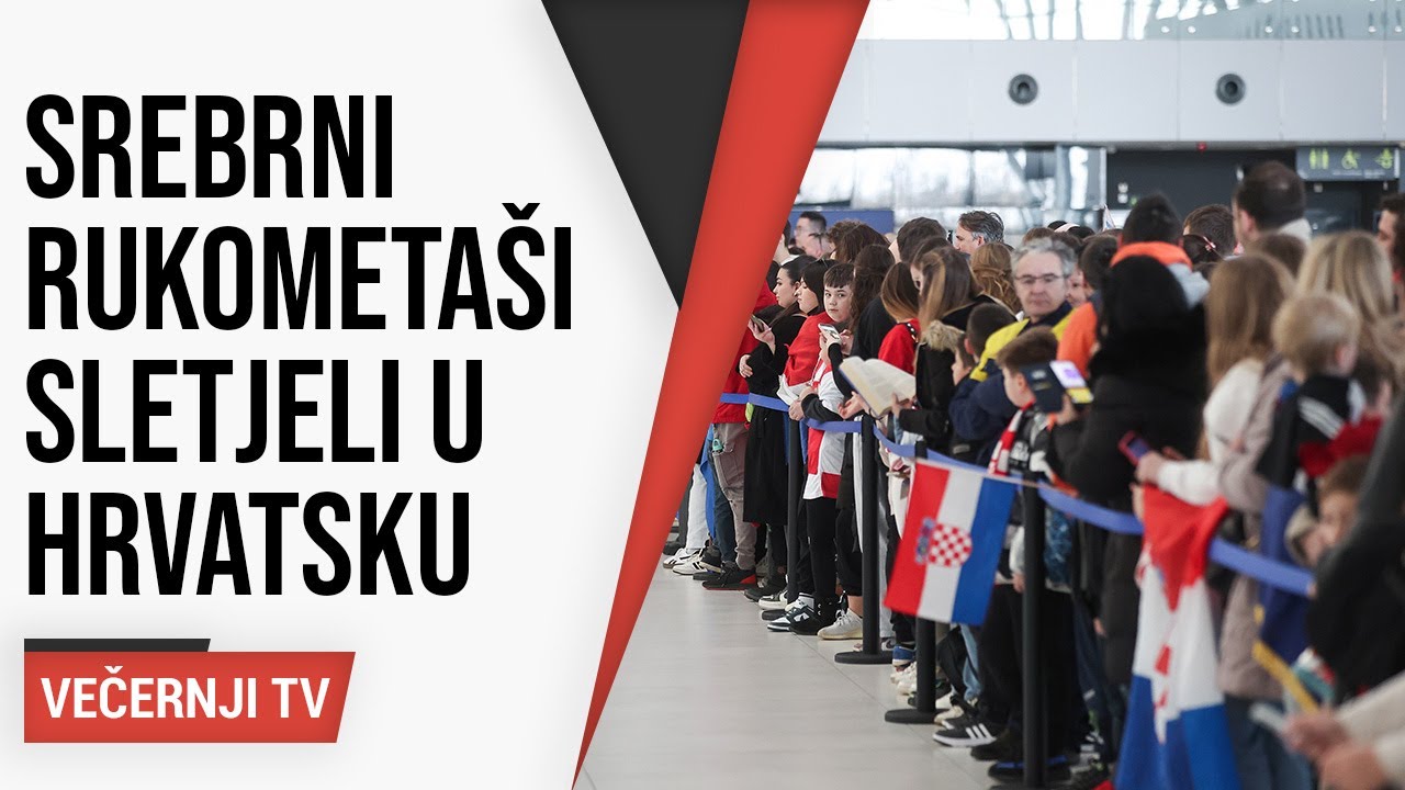 [UŽIVO] Srebrni rukometaši sletjeli u Hrvatsku: Sprema se velika fešta