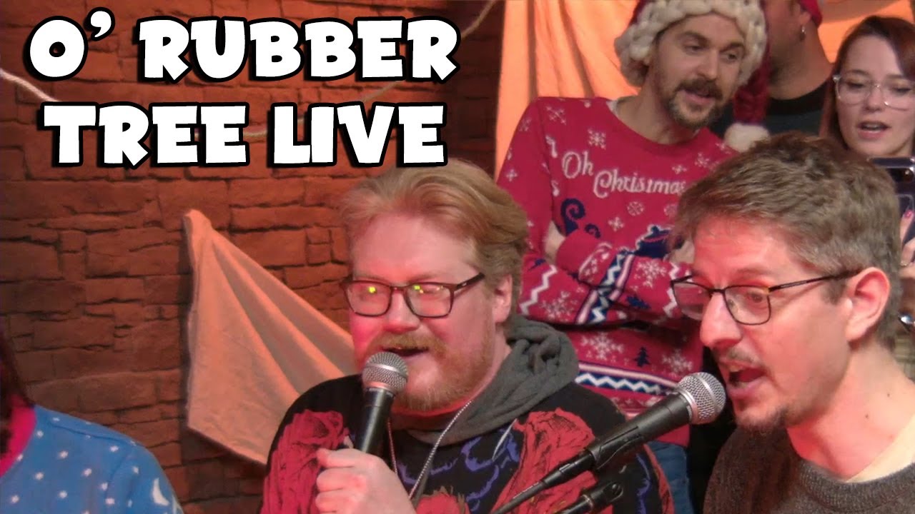 Duncan sings O' Rubber Tree with The Longest Johns