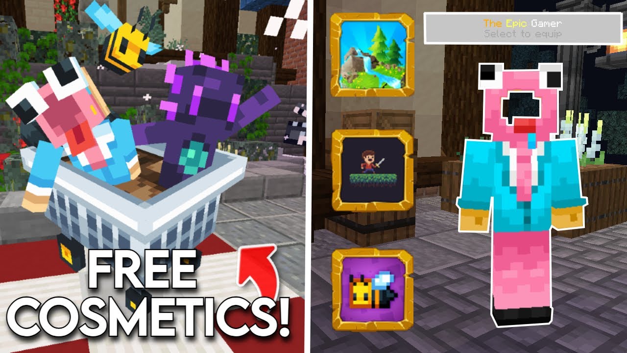 ALL FREE Hive Cosmetics 2026 (Minecraft Bedrock)