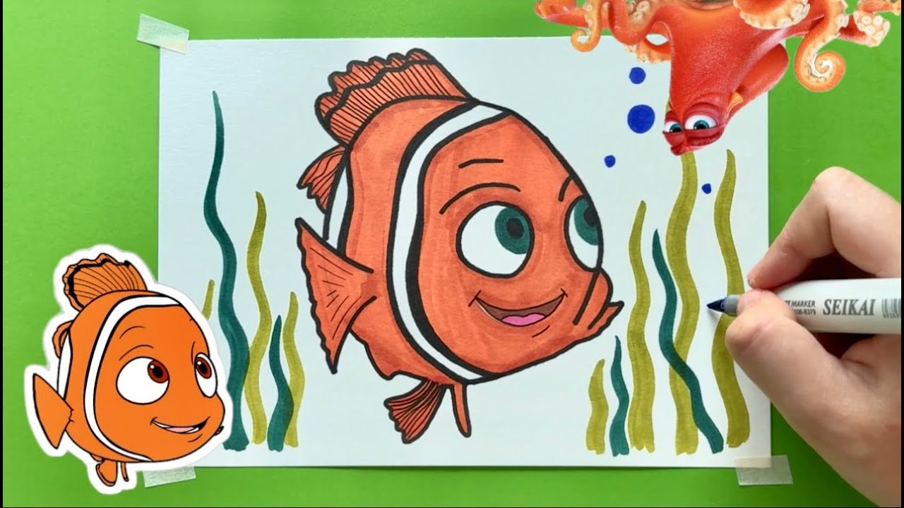 Sticker Challenge 🐠 I Drew NEMO… and Stickers Changed Everything