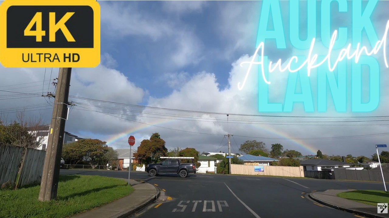 Auckland Drive | Forrest Hill Across Harbour Bridge | 4K