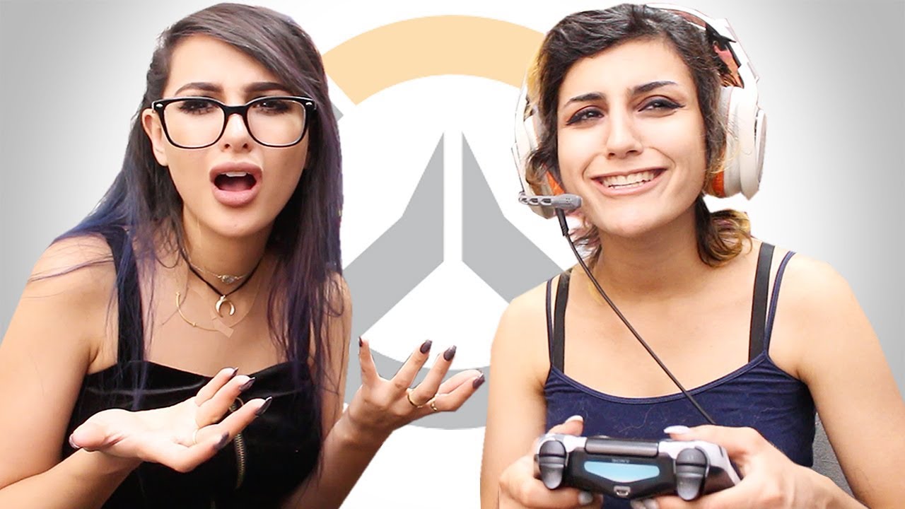 SISTER PLAYS OVERWATCH