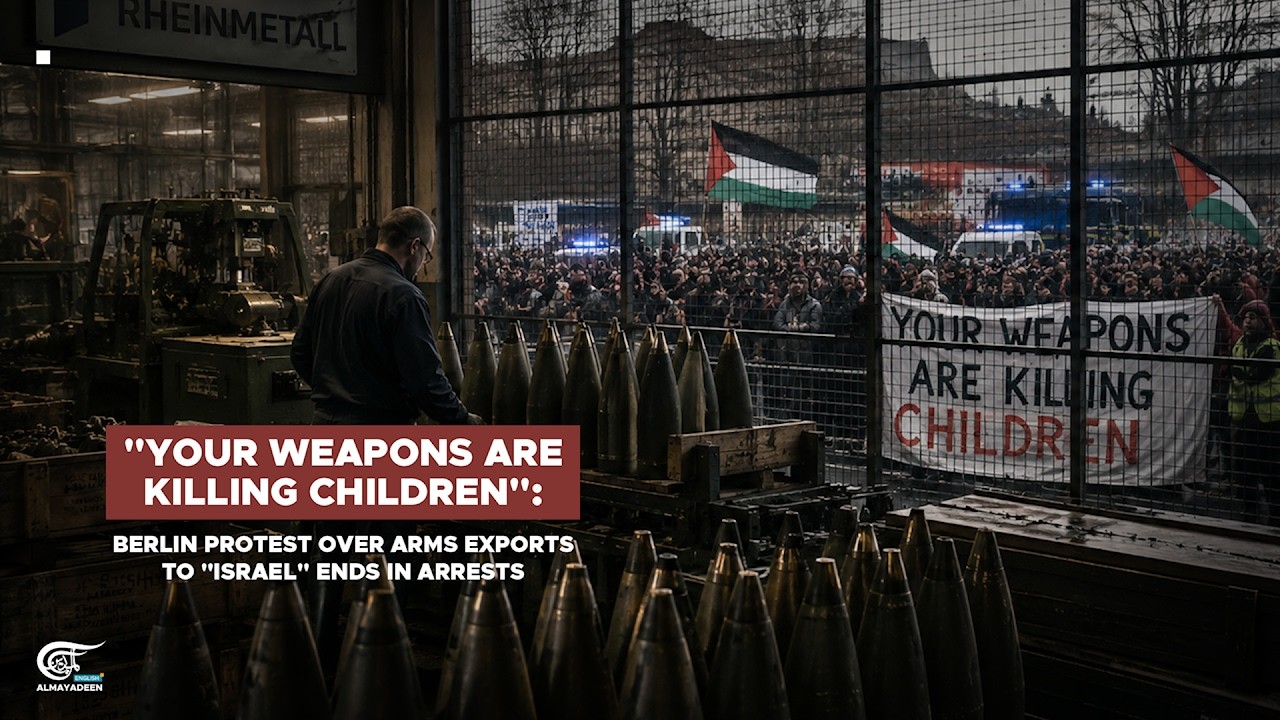 'Your weapons are killing children': Berlin protest over arms exports to 'Israel'