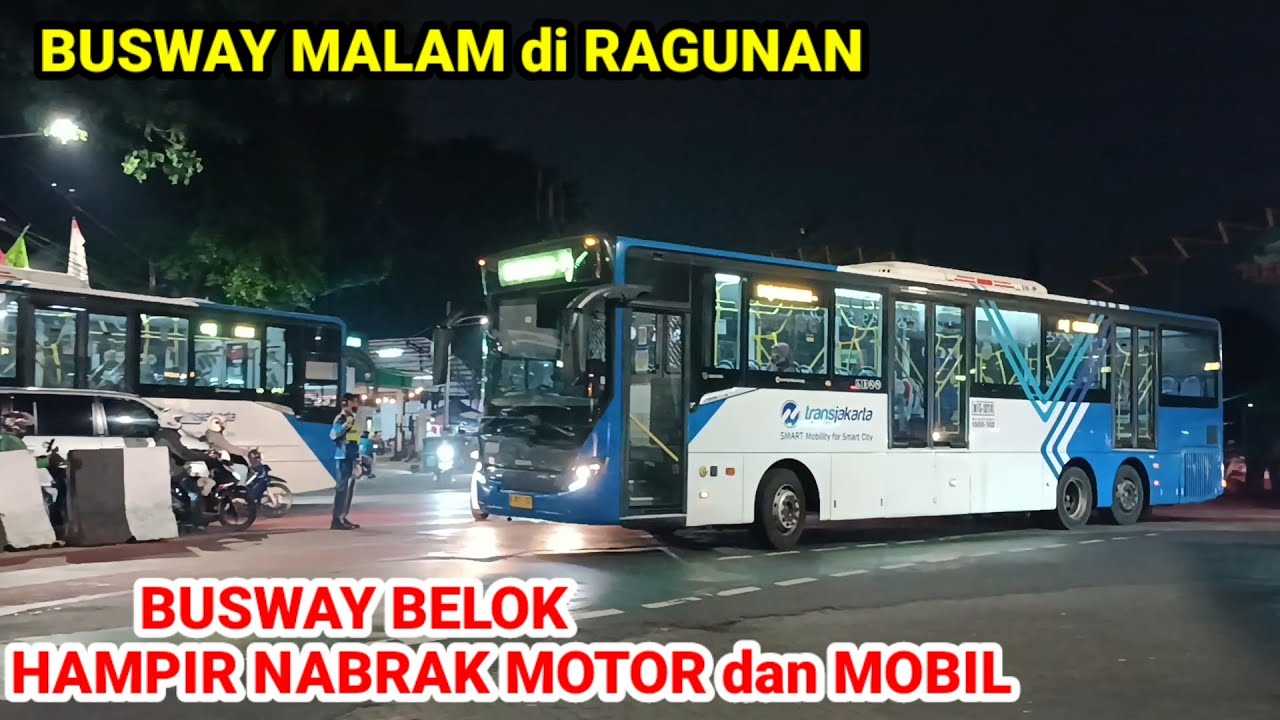 BUSWAY JAKARTA saat Jam Sibuk Malam ‼️ Jam 8 Malam | #transjakarta #busways #buswaytransjakarta#bis