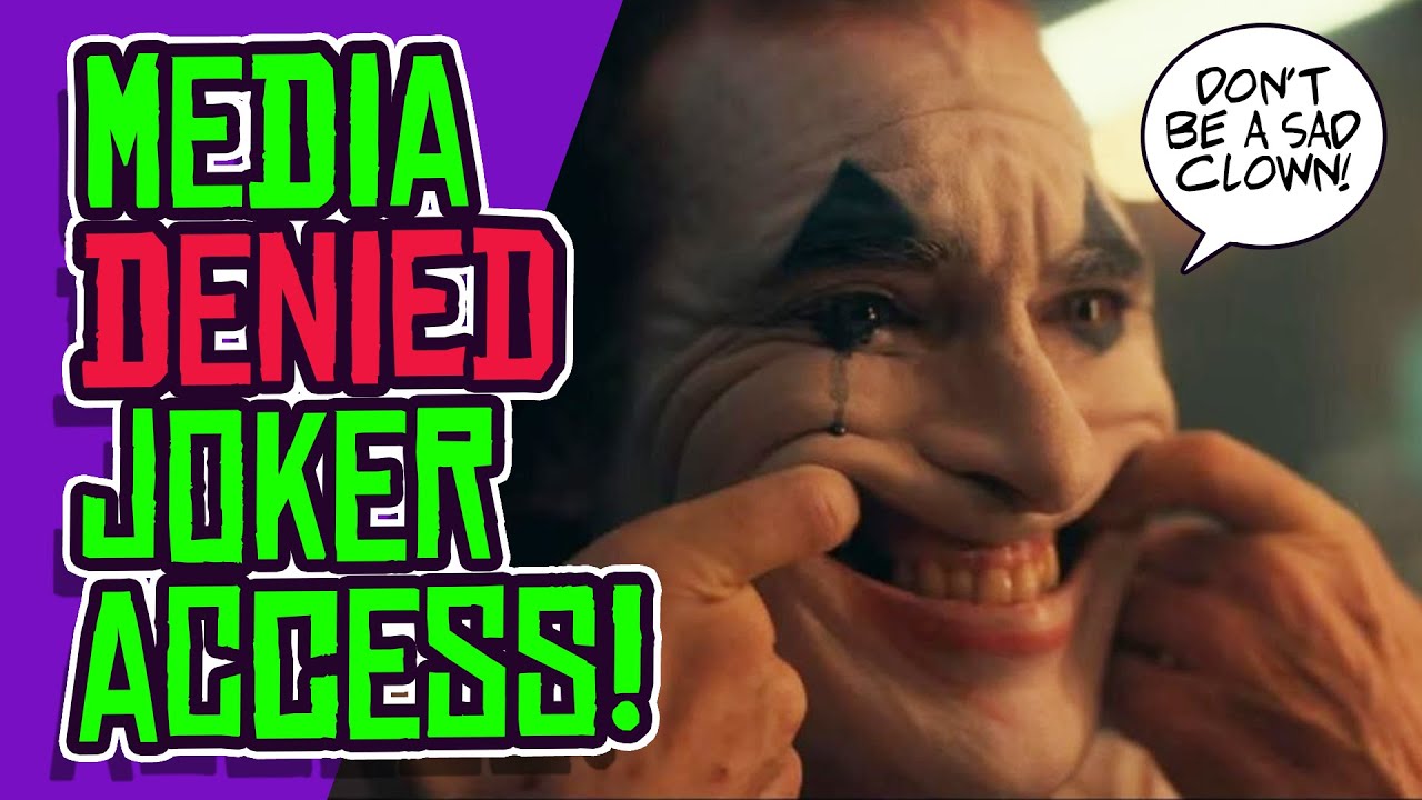 JOKER: Media SALTY They're Denied Access by Warner Bros.!