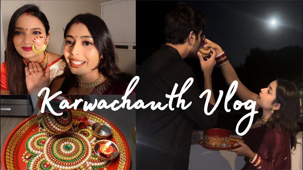 Karwa-Chauth  in California 🌙✨🎉/ Vlog/ Meeting Sheel in America 🇺🇸