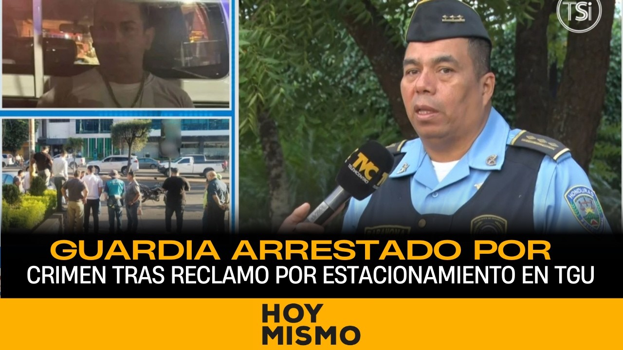 Capturan a guardia de seguridad acusado de ultimar a hombre que estacionó mal su motocicleta en TGU