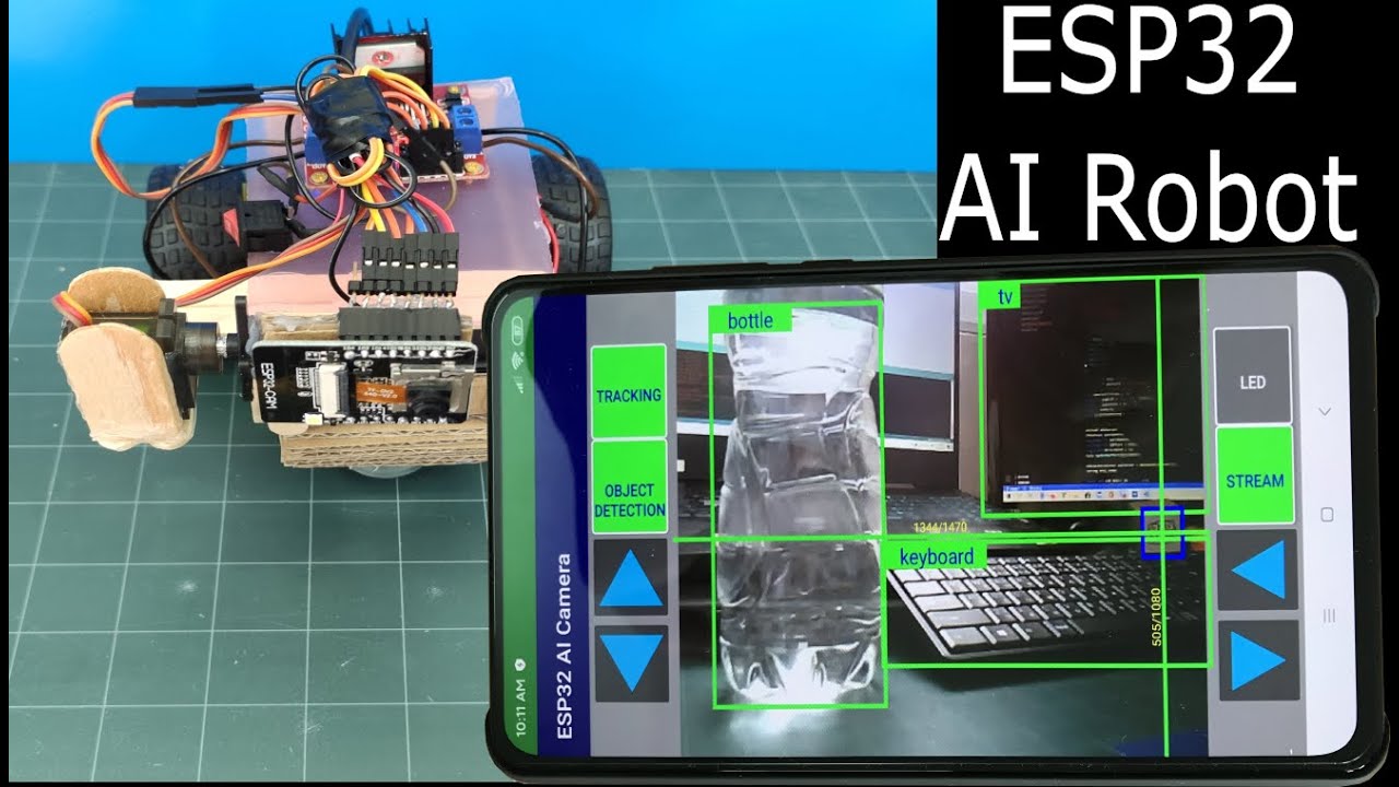 ESP32-CAM: Simple AI Robot (Object Detection | Object Tracking | Lane Tracking)