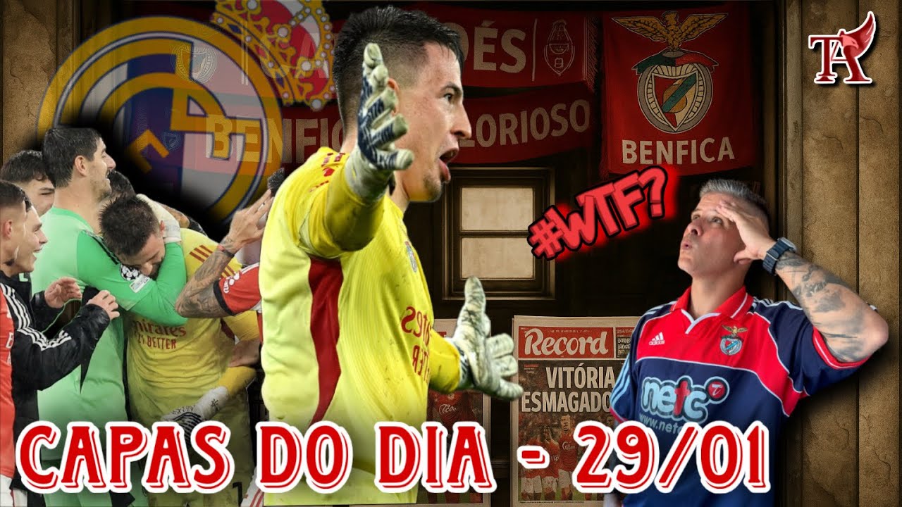 BENFICA-REVISTA IMPRENSA 29 Janeiro NOITE E TRUBIN DE SONHO COLOCAM GLORIOSO NO PLAYOFF DA CHAMPIONS