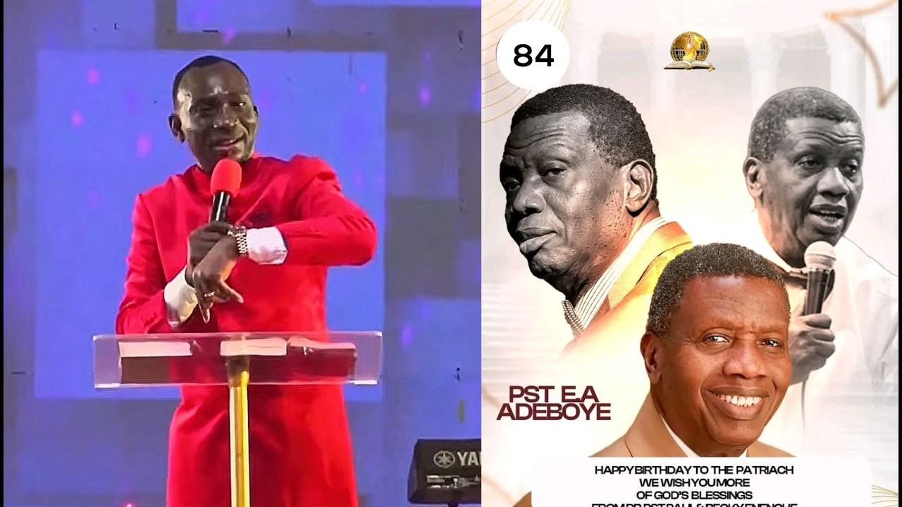 Dr Paul Enenche Sings 😅 Happy Birthday to Pastor E.A Adeboye at a Crusade 🔥🎂