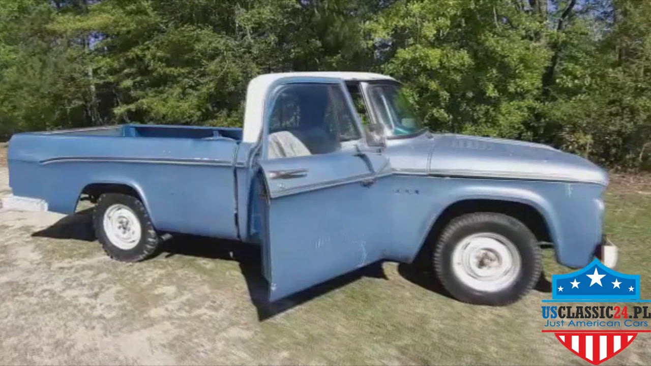 DODGE D100 WALK AROUND 1962 PICKUP