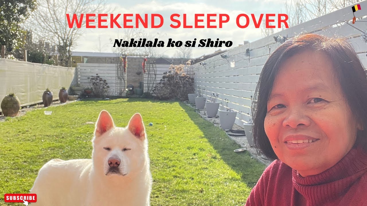 WEEKEND SLEEP OVER.  NAKILALA KO SI SHIRO | Espanyolang PINAY