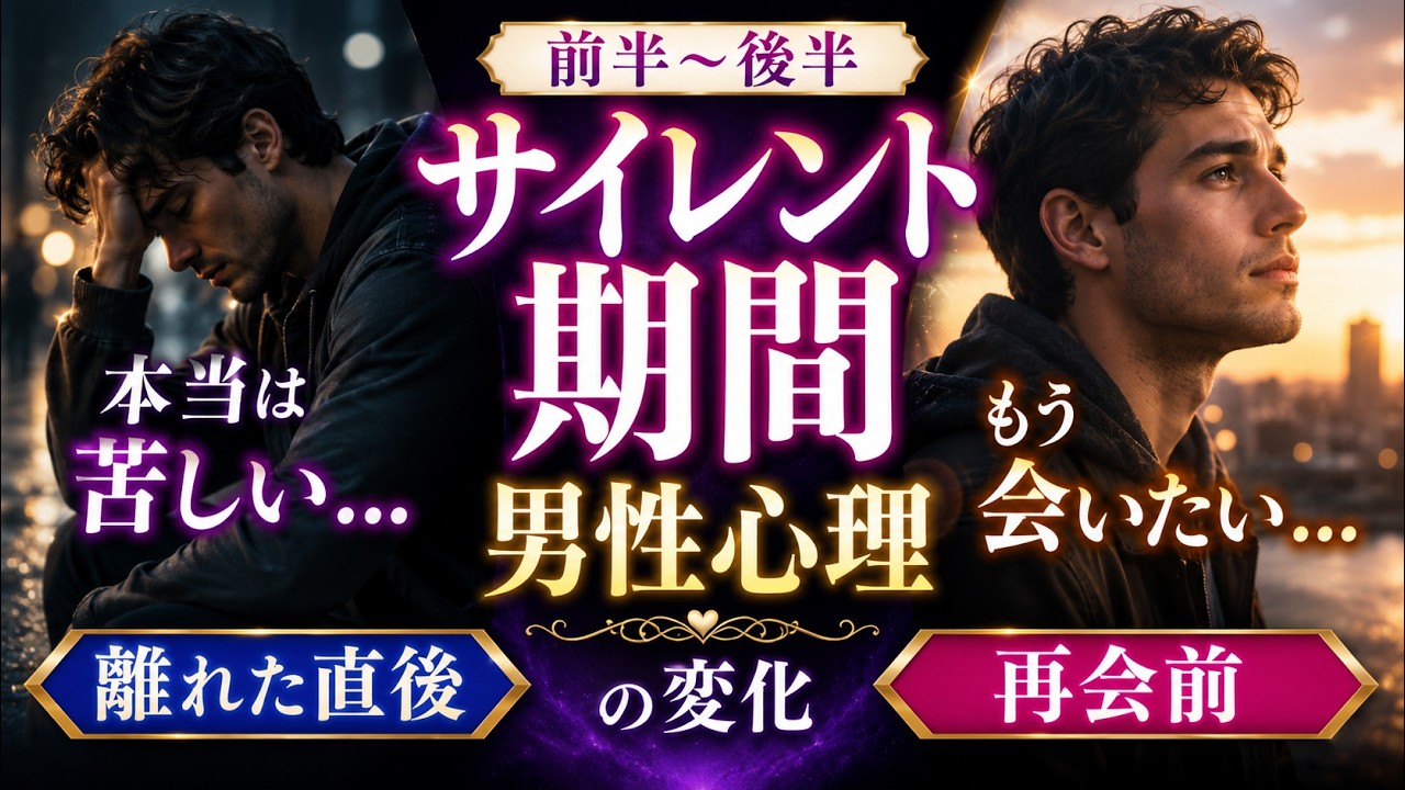 サイレント期間【前半〜後半】ツインレイ男性の心理