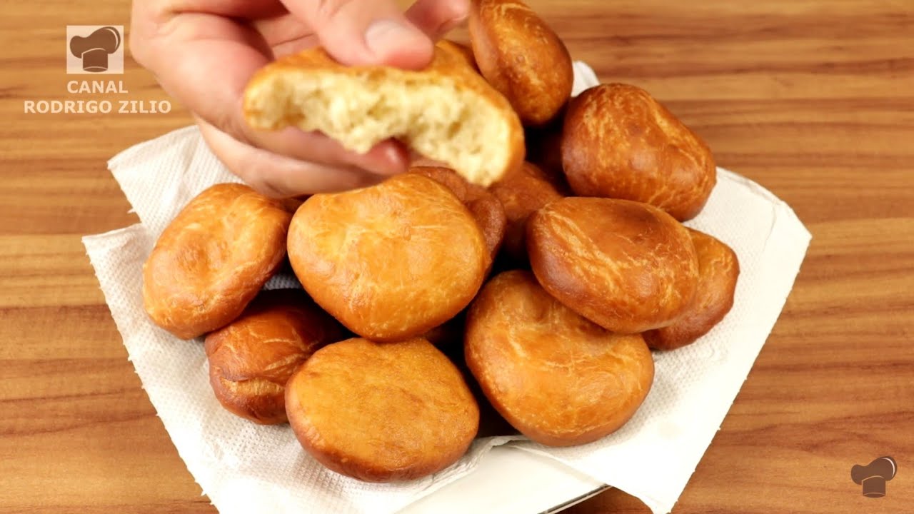 VOLTEI A INFÂNCIA! MASSA DE PÃO FRITA QUE MINHA VOVÓ FAZIA!