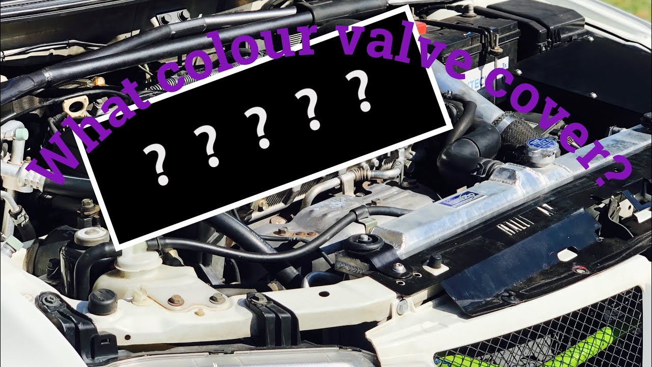 Painting The JDM Evo 8 Valve Cover