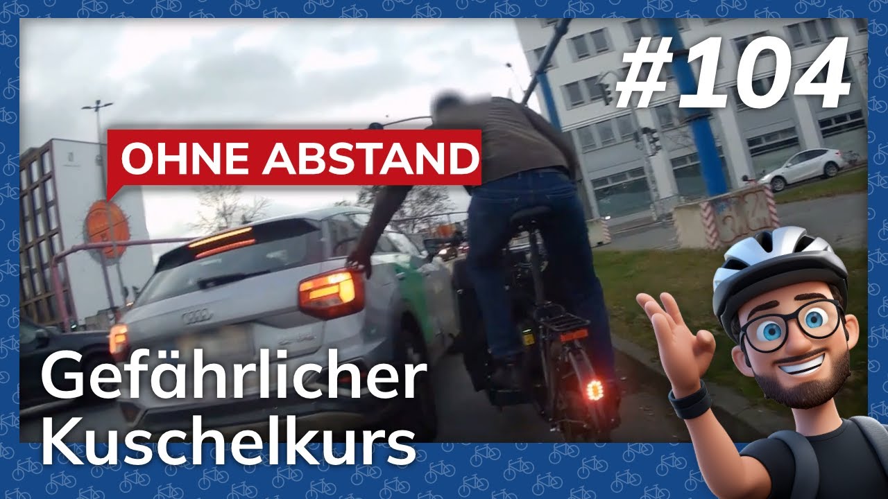 🐇 Gefährlicher Gegenverkehr, Rotfahrende, zu eng überholt … – Berlin Cycling Diary #104