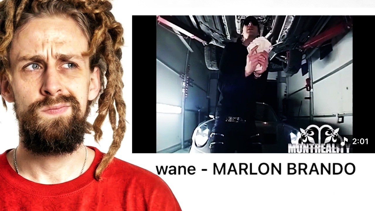 wane - MARLON BRANDO reakcja