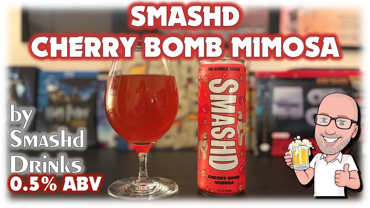 SMASHD Cherry Bomb Mimosa (безалкогольный коктейль или просто фруктовый пунш без газа!?)