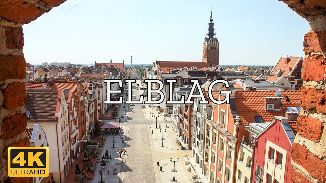Elblag, Poland 🇵🇱 | 4K Drone Footage