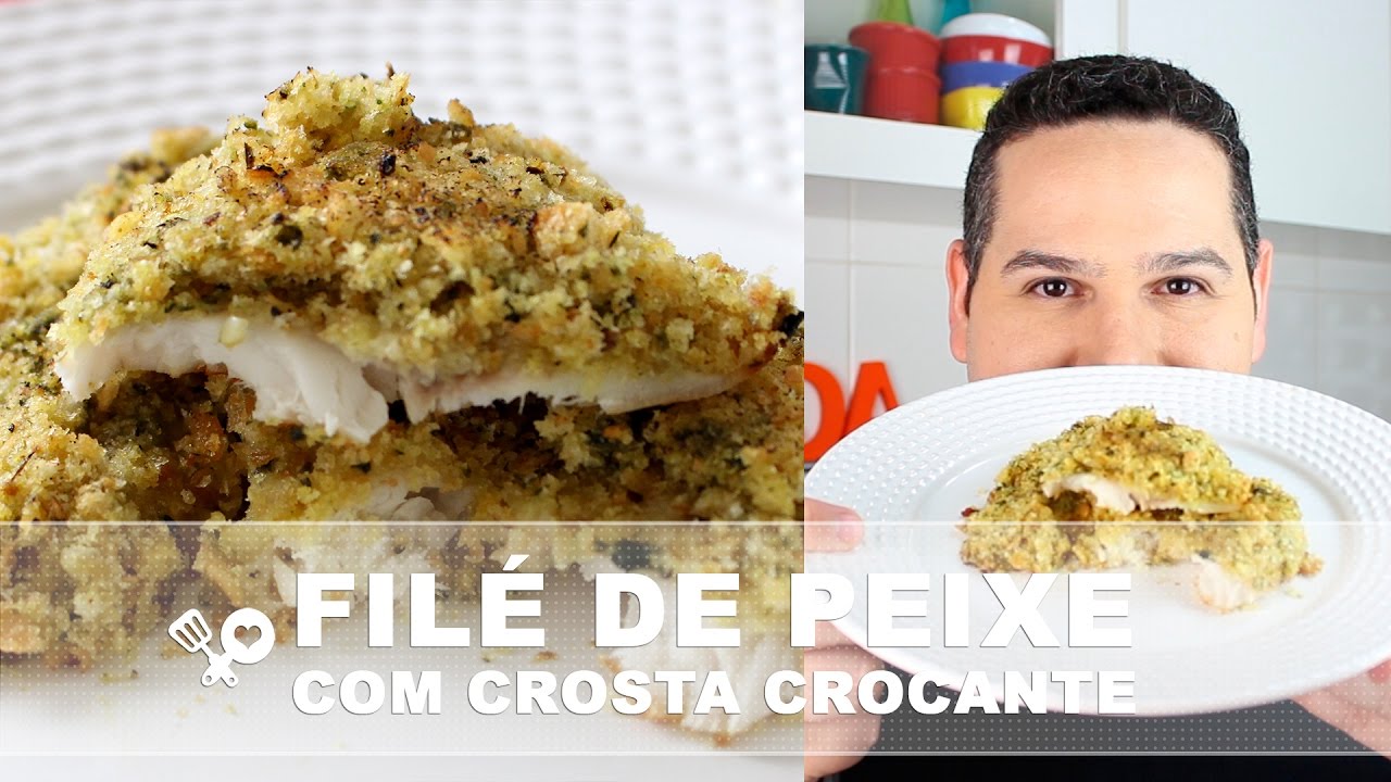 Receita de peixe com crosta crocante