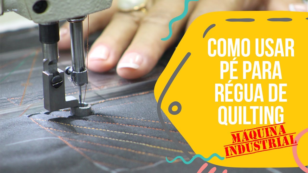 Pé de Régua para Máquina Industrial | Patchwork Sem Segredos | Ana Cosentino