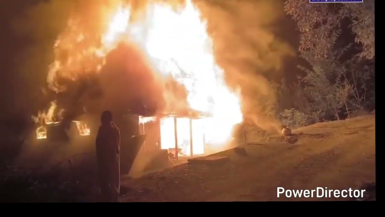 Fire guts house in Mahore's Bathoie Village: Public anger erupts over missing fire brigade vehicle