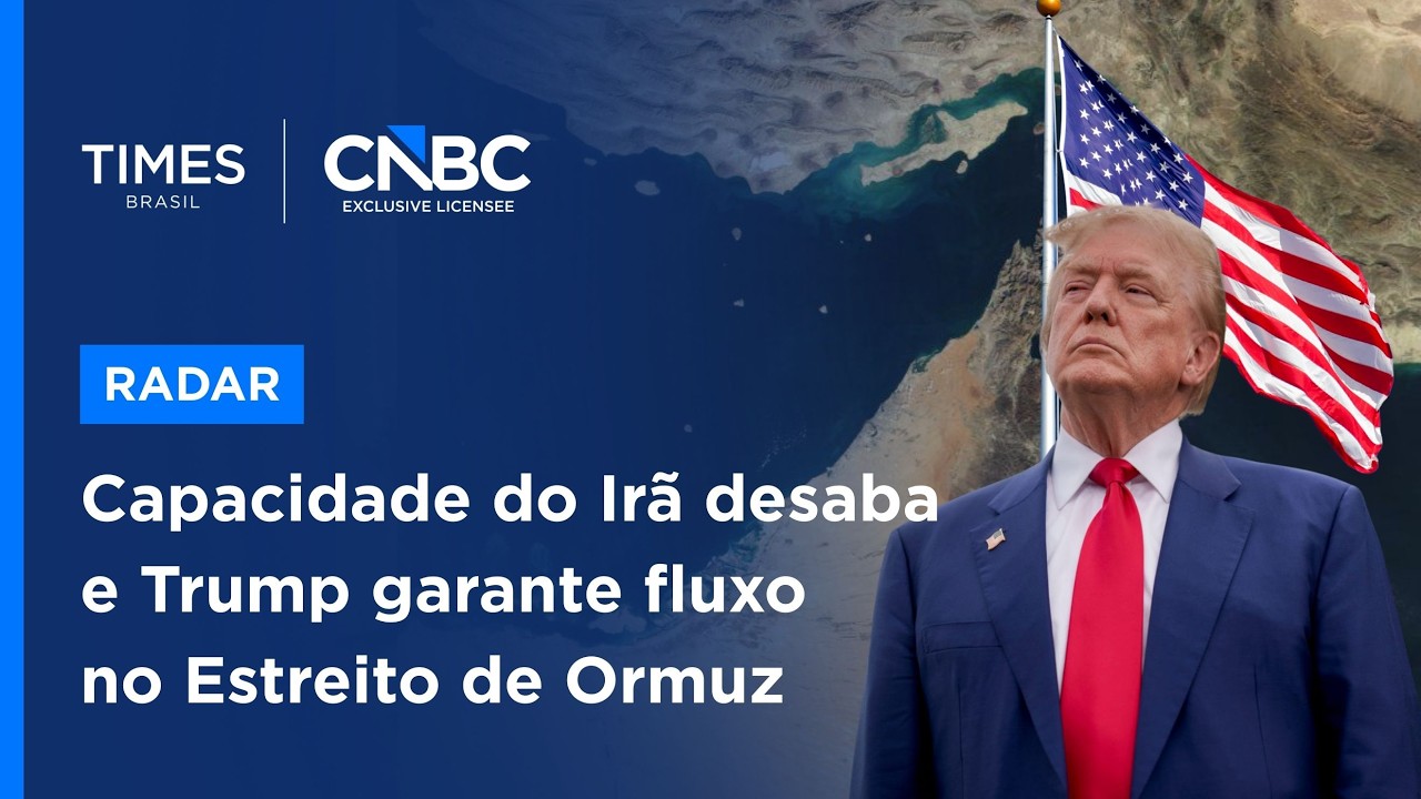 Capacidade bélica do Irã cai rapidamente e Trump reforça compromisso com Estreito de Ormuz