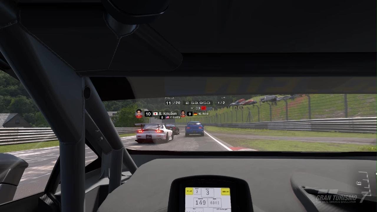 Gran Turismo 7 Nurburgring clean race Gr4 Lambo