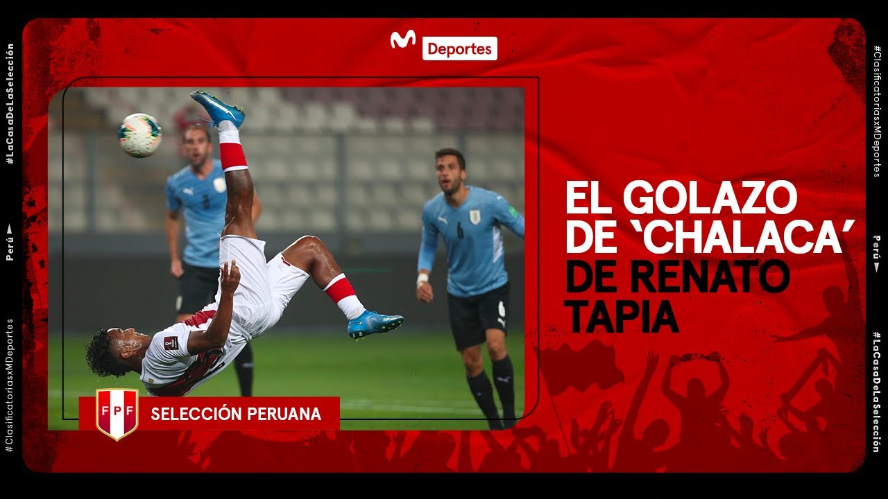PER&Uacute; vs URUGUAY [1-1]: Revive el GOLAZO de Renato Tapia de 'Chalaca'  | ELIMINATORIAS QATAR 2022