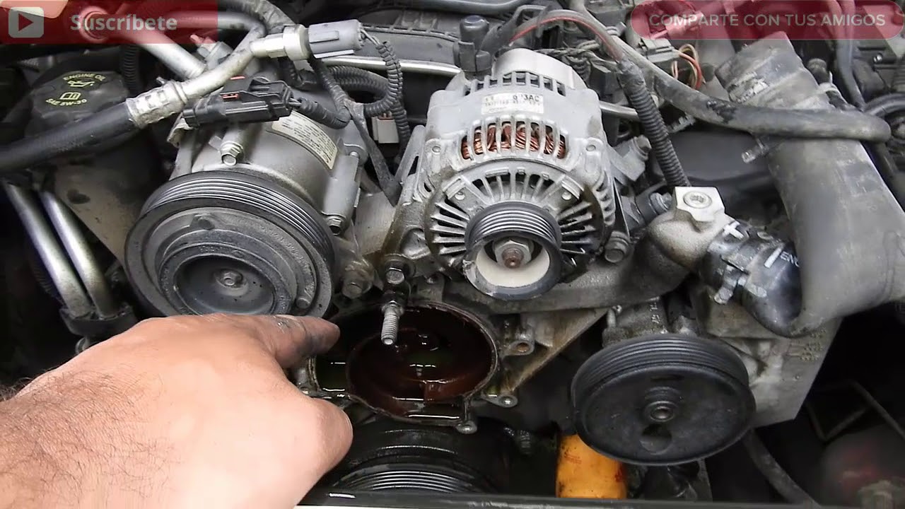 REEMPLAZO DE LA BOMBA DE AGUA JEEP LIBERTY 2006/WATER PUMP CHANGE | Omar VW