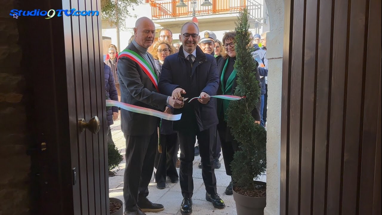 Piemontese inaugura il MOA ad Accadia