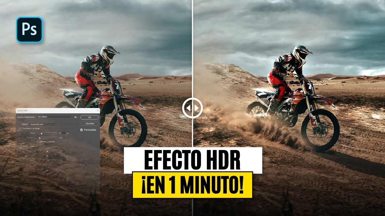 Resaltar COLORES con EFECTO HDR en PHOTOSHOP | T&eacute;cnica PROFESIONAL de CORRECCI&Oacute;N DE COLOR - Tutorial