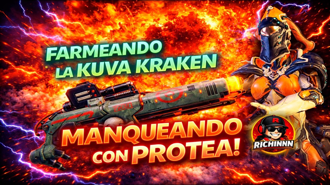 FARMEANDO LA KUVA KRAKEN 😈 MANQUEANDO CON PROTEA | WARFRAME