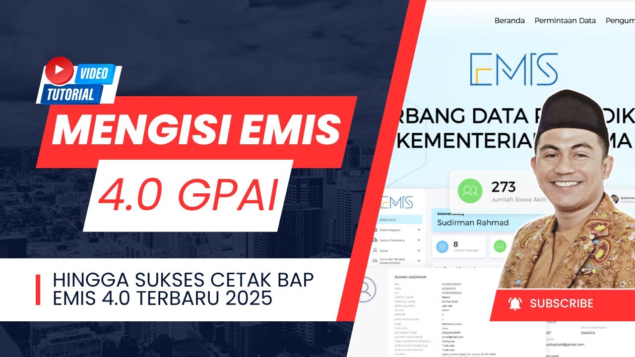CARA MENGISI EMIS PAI 4.0 SAMPAI SUKSES CETAP BAP EMIS 4.0 TERBARU 2025