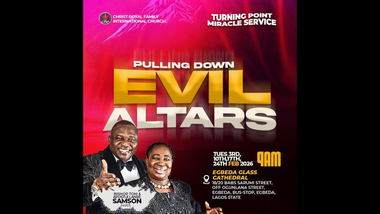 PULLING DOWN EVIL ALTARS PT.1.... with the ICONIC BISHOP TOM SAMSON