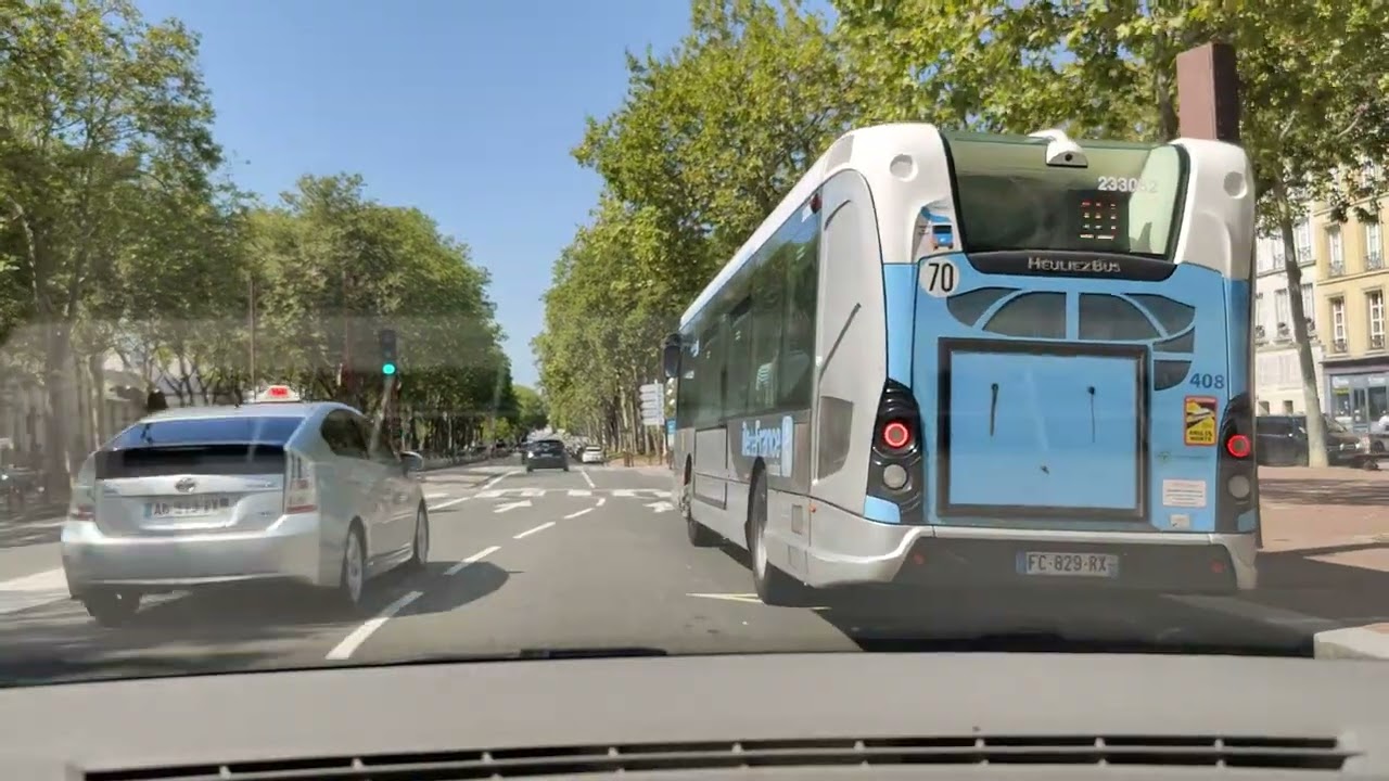 Conduite commentée à Versailles (Yvelines - 78) 2.2 - (#permisdeconduire)