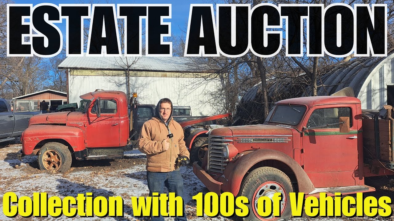 Searching for Rusty Gold in a GIANT Old Car and Truck Auction in Central Iowa